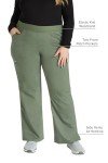Cherokee Women's Olive Straight Leg Scrub Pants
