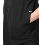 Women's Soft Stretch Mandarin Collar Scrub Top