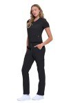 Natural Uniforms Women's 11 Pocket Stretch Scrub Set