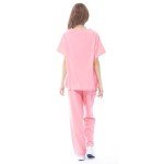 VICOGARD Women's Medical Scrubs Set with 9 Pockets