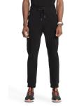 Cherokee Infinity Men's Jogger Pants with Drawstring Waist Mid Rise 5 Pockets Bottoms CK004A, XL, Black