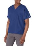 Cherokee Big and Tall Originals Unisex V-Neck Scrubs Shirt, Navy, XX-Large
