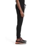 Cherokee Infinity Men's Jogger Pants with Drawstring Waist Mid Rise 5 Pockets Bottoms CK004A, XL, Black