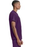 Cherokee Infinity V- Neck Men's Scrub Top with Rib Knit Back Panels CK900A, XL, Eggplant