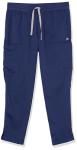 WonderWink Womens Slim Leg Cargo Medical Scrubs Pants, Navy, Small US
