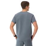 Hanes Healthcare Top, Moisture-Wicking Stretch Scrub Shirts for Men, Odor Control, Slate Grey, X Large