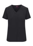 Natural Uniforms Womens Essential Cool Stretch Jogger Scrub Set (Black, Large)