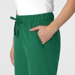 Wink Nova Women's Stovepipe High-Low Hem Scrub Pant - Hunter, L Petite