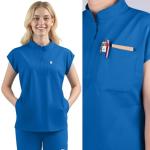 Eipnare Scrubs Set for Women Medical Uniform Nurse Suit, Anti-Wrinkle Scrub Top Jogger Pant&11 Pockets,4 Way Stretch Workwear