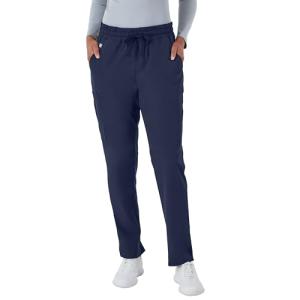 Hanes Comfort Fit Pants, Moisture-Wicking Healthcare Scrubs for Women, 3 Pockets, Athletic Navy, X Large
