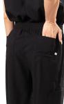 Bovchies Scrubs For Women Set - Stretch Stand Collar Scrub Top and Drawstring Jogger Pants