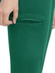 Eadflie Medical Scrubs Set for Women - Classic V-Neck Top & Jogger Pants with Stretch Nursing Uniform Scrub Suit