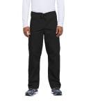 Cherokee Cargo Pant for Men and Women with 3 Pockets Adjustable Webbed Drawstring 4100S, L Short, Black