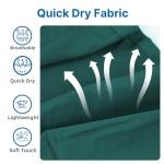 KARAZZO Scrubs Set for Women Nurse Uniform Jogger Suit V-Neck Scrub Top & Jogger Pant with Pockets for Nurse Workwear (Dark Green, XX-Large)