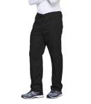 Cherokee Cargo Pant for Men and Women with 3 Pockets Adjustable Webbed Drawstring 4100S, L Short, Black