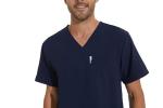 Men's CozyFit Scrub Set with V-Neck Top and Jogger Pants