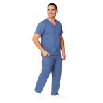 M&M Men's Ceil Blue Scrub Set