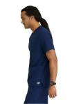BARCO Skechers Vitality SKT082 Men's Crew Scrub Top Navy M