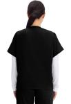 Cherokee Originals Unisex V-Neck Scrubs Shirt, Black, Large