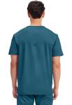 Cherokee Men's V-Neck Top, Caribbean Blue, Large