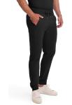 Cherokee Infinity Men's Jogger Pants with Drawstring Waist Mid Rise 5 Pockets Bottoms CK004A, XL, Black