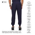 FIGS Tansen Jogger Scrub Pants for Men - Navy Blue, Short M