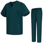 MISEMIYA Uniforms Unisex Medical Scrubs Set – Medical Uniform with Scrub Top and Pants - Ref.6801-6802