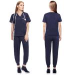 Scrubs for Women Scrubs Set - Stretch V-Neck Scrub Top & Yoga Jogger Pants Medical Uniform Scrub Set