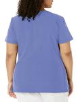 HeartSoul womens Pitter-pat V-neck Medical Scrubs Shirt, Ciel, XX-Large Plus