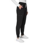 Hanes Joggers, Comfort Fit Healthcare Pants for Women, Moisture-Wicking Medical Scrubs with Odor Control, New Ebony