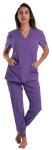 Just Love Women's V-Neck Scrub Set 7065-PRP-M
