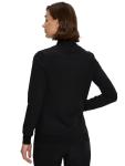 floralhue Scrub Jackets for Women, Zip Front Medical Jacket, Nurse Caots, Black, M