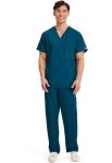 Cherokee Originals Unisex V-Neck Scrubs Shirt, Caribbean Blue, X-Small