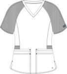 Med Couture Women's Scrub Top, Raglan Sleeves for Modern Fit, 6 Pockets 2-Way Stretch, Durable & Breathable Fabric MC7425, M, Olive