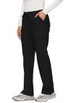 floralhue Women’s Scrub Pants – Soft Stretch Cargo with 8 Pockets, Loose Fit – Consider Sizing Down Black