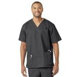 Carhartt Mens Ripstop Multi-Pocket Top Medical Scrubs Shirt, Dark Pewter, Small US
