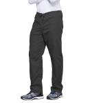 Cherokee Unisex Scrub Set for Men & Women, V-Neck Top & Drawstring Cargo Pant, Easy Care & Fade Resistant – CK00044C, M, Pewter