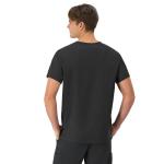 Hanes Healthcare Top, Moisture-Wicking Stretch Scrub Shirts for Men, Odor Control, New Ebony, 2X Large