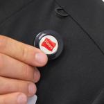 Hanes Healthcare Top, Moisture-Wicking Stretch Scrub Shirts for Men, Odor Control, New Ebony, 2X Large