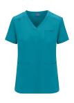 Natural Uniforms Womens 10 Pocket Cool Stretch Jogger Scrub Set (Teal, Large)