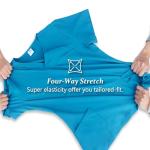 Naivlizer Scrub Top for Women V-Neck Scrub Shirt Medical Uniform with 5 Pockets