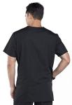 Cherokee Originals Unisex V-Neck Scrubs Shirt, Black, X-Large