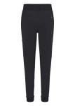 Natural Uniforms Womens Cool Stretch Modern Tuck-In Top Yoga Jogger Scrub Set (Black, X-Large)