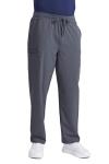 Care+Wear 7-Pocket Straight Leg Pants for Men – Moisture Wicking, Ultra-Soft, Wrinkle-Resistant Medical Scrub Pants (Large, Pewter)