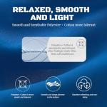 YAVINCOL Scrubs for Women And Men set(Top+Jogger Pants) For Nurse Esthetician Workwear Medical Nursing Uniform Set with Multi Pocket Anti Wrinkle(Men-Blue-XL)