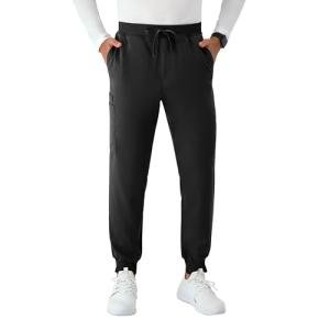 Hanes Men's Scrubs Healthcare Joggers, Scrub Joggers for Men, Moisture-Wicking & Odor Control, Multiple Pockets