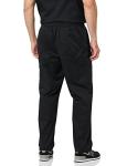 Amazon Essentials Men's Elastic Drawstring Waist Scrub Pant, Black, Medium