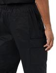 Amazon Essentials Men's Elastic Drawstring Waist Scrub Pant, Black, Medium