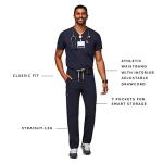 FIGS Axim Cargo Scrub Pants for Men – Navy Blue, M