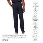FIGS Axim Cargo Scrub Pants for Men – Navy Blue, M